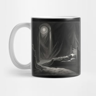 Dark Hours Sleep: A Haunted-Inspired Art Piece Mug